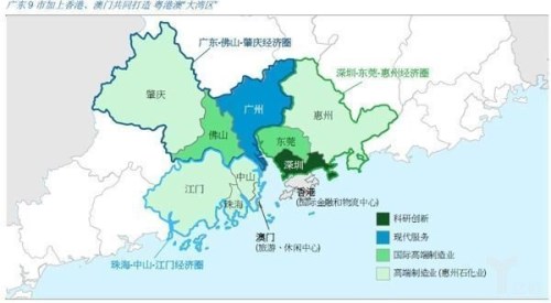 粤港澳大湾区示意图 粤港澳大湾区示意图_www.tgh.tw