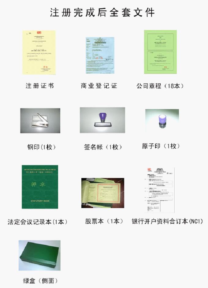 香港有限公司注册后资料样板-图